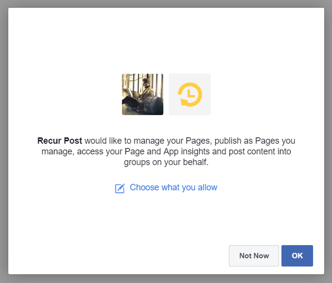 step to fix issue - recurpost - social media scheduler