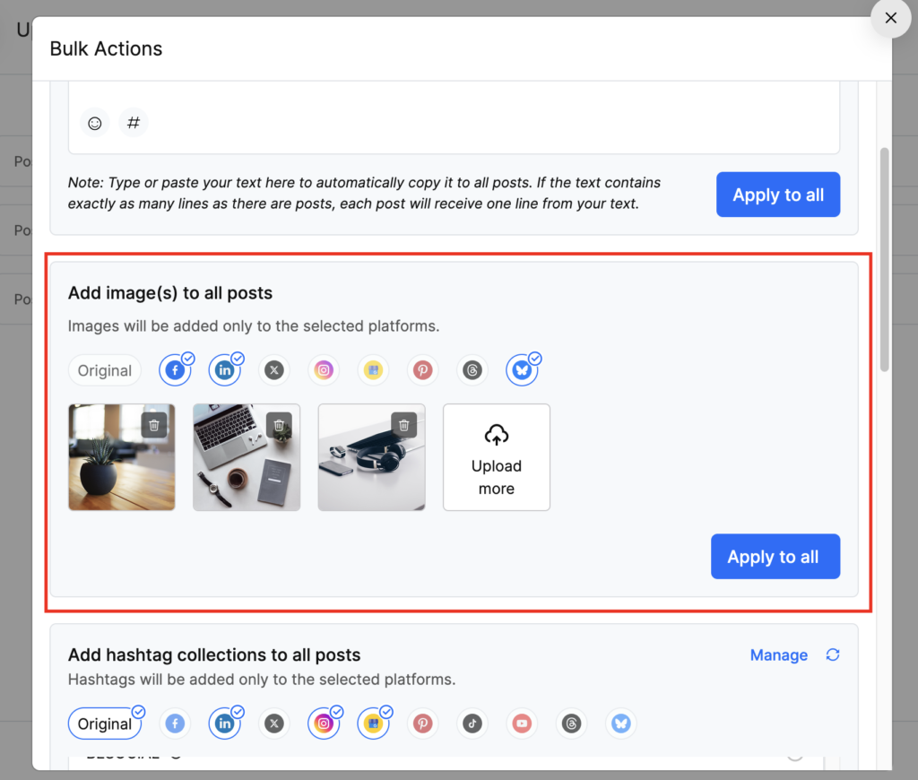 add images to all post