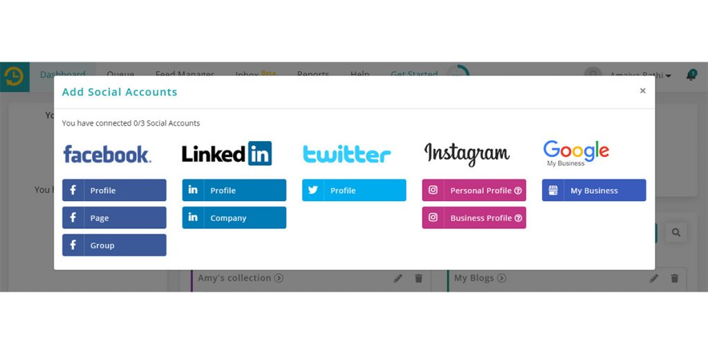 add social accounts