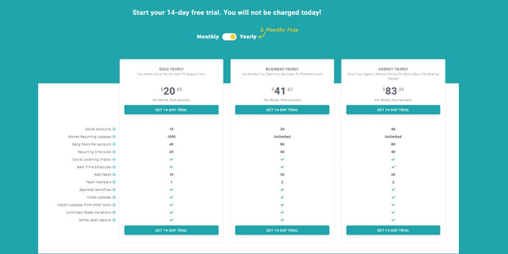 recurpost 14 day free trial