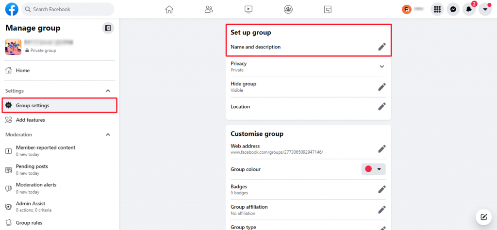 How To change a Group name on Facebook