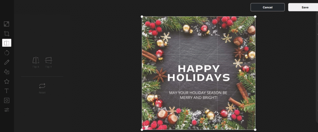 Recurpost Image Editor: Flip