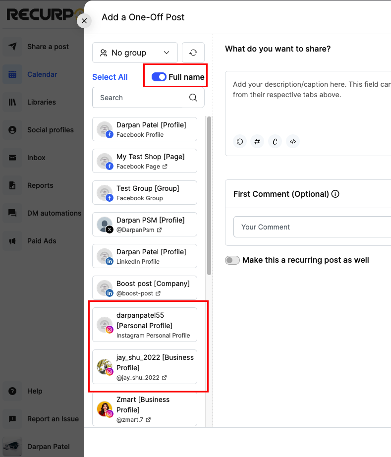 After Full Name Toggle 